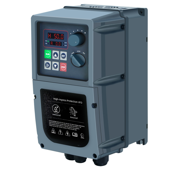 Фото - Частотный преобразователь с 220В 1фаза на 220В 3фазы (1/3фаза) векторный 4KW M-Driver 980 с классом защиты IP66