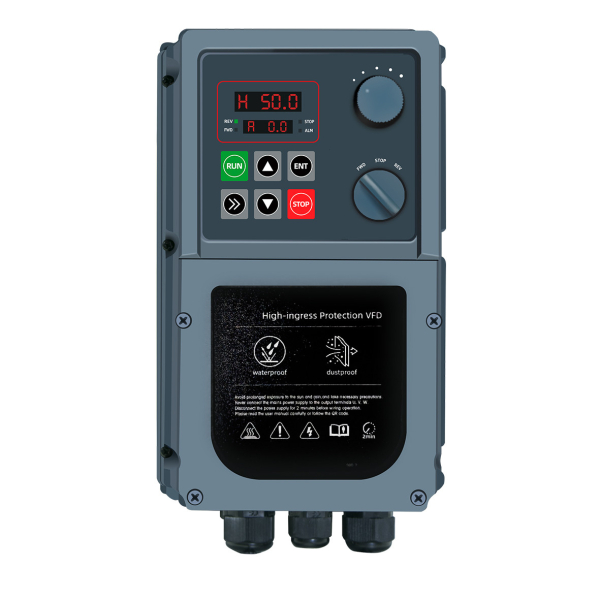 Фото - Частотный преобразователь с 220В 1фаза на 220В 3фазы (1/3фаза) векторный 4KW M-Driver 980 с классом защиты IP66