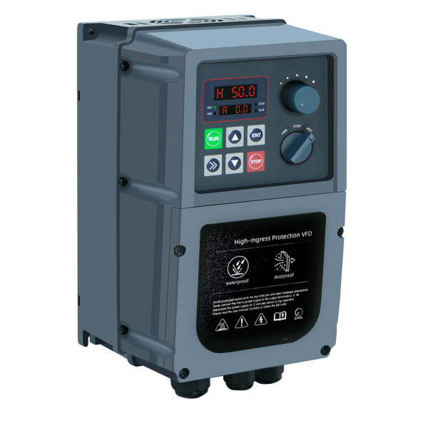 Фото - Частотный преобразователь с 220В 1фаза на 220В 3фазы (1/3фаза) векторный 4KW M-Driver 980 с классом защиты IP66