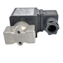 Клапан нержавеющий 1/8G, SS304, 0-30Bar, Viton/PTFE, 24VDC, нормально закр.