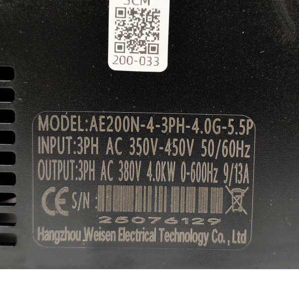 Фото - Частотный преобразователь AE200 380В 3 фазы векторный 4KW