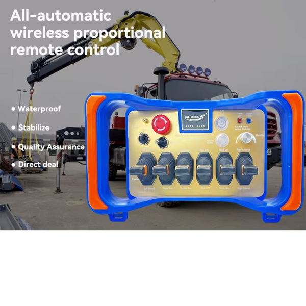 Фото - Комплект радіоуправління пропорційний з сервоприводами (6 джойстиків + 1) DC 12-24V