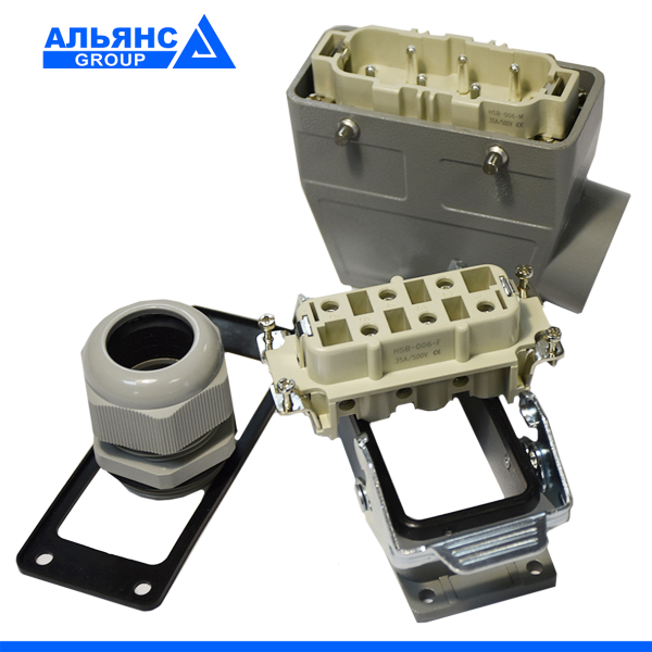 Фото - Роз'єм 6 контактів, 35А/500В