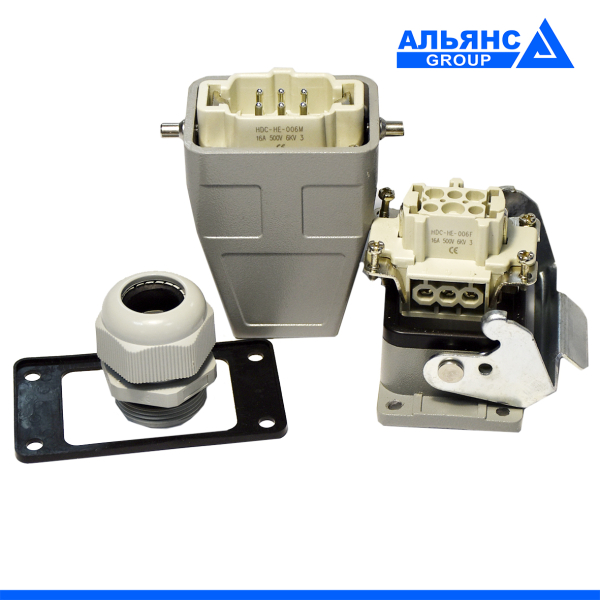 Фото - Роз&#039;єм 6 контактів, 16А/500В