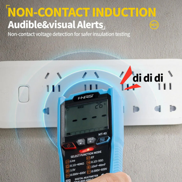 Фото - Fnirsi MT-40 інтелектуальний цифровий мультиметр, True RMS