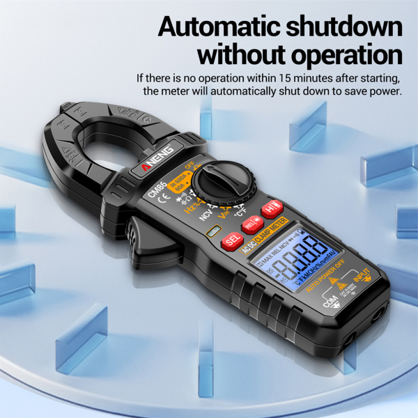 Фото - Струмові (токові) кліщі Aneng CM86 600V AC/DC Voltage, 600A AC/DC Current, NCV, мультиметр, LCD з підсвіткою