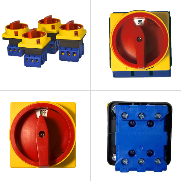 Фото - Кулачковий перемикач 3 полюси 100А 380В