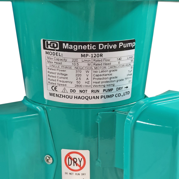 Фото - Насос химически стойкий с магнитной муфтой MP-120R 220V