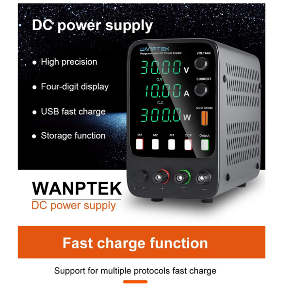 Фото - Лабораторний блок живлення APS605H 310Ватт (0-60Вольт х 0-5Ампер)