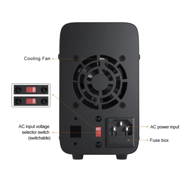 Фото - Лабораторний блок живлення APS605H 310Ватт (0-60Вольт х 0-5Ампер)