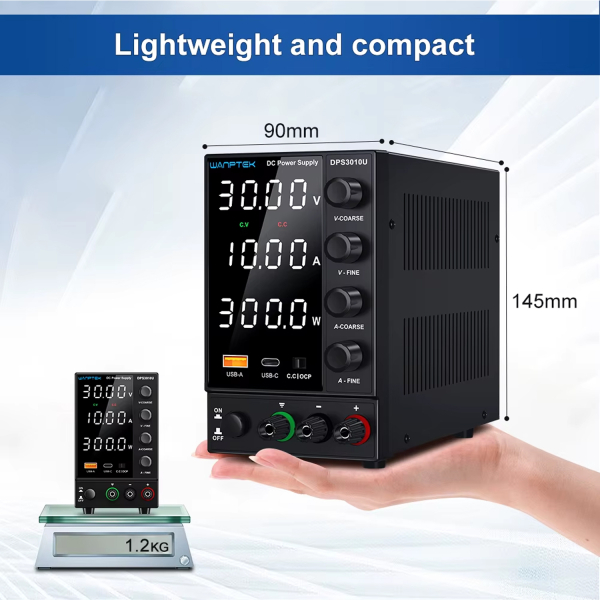 Фото - Лабораторний блок живлення 30 В, 10 А, DPS3010U