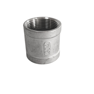 Фото - Муфта, н/ж SS304, внутрішня-внутрішня різьба DN50 G2"F – G2"F