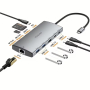 Універсальна док-станція RSH-T11H 11-в-1(Type-C, 4K/8K, PD 100W, Gigabit Ethernet)