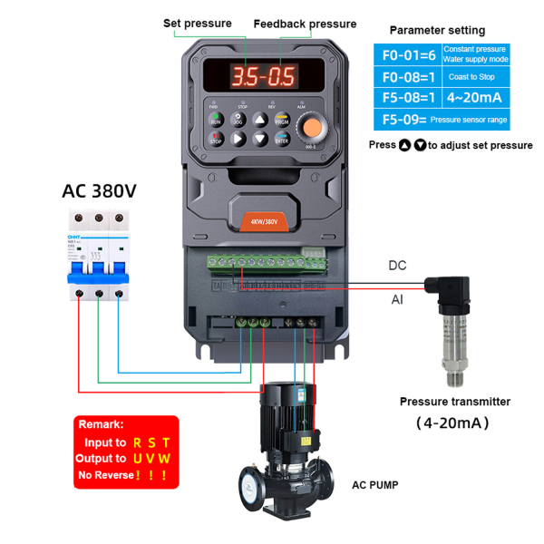 Фото - Частотний перетворювач 380В 3фази векторний 2.2KW M-Driver 800M
