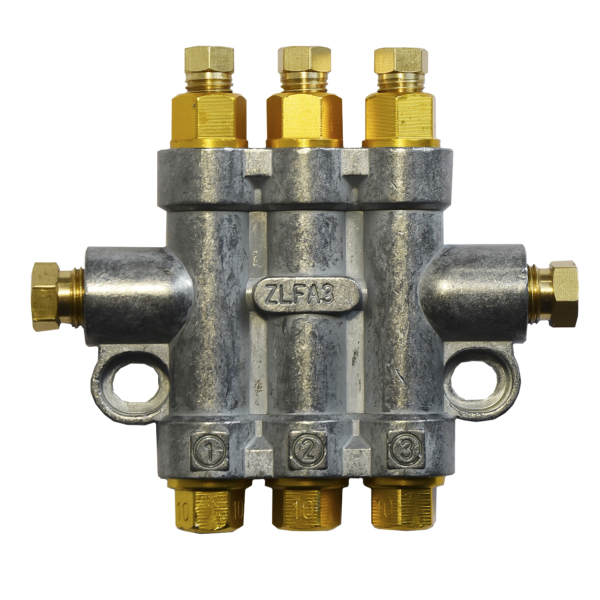 Фото - Прогресивний розподільник для рідкого мастила ZLFG3-444 на 3 виходи