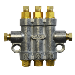 Фото - Прогресивний розподільник для рідкого мастила ZLFG3-666 на 3 виходи