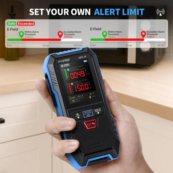 Фото - FNIRSI ERD-10 вимірювач електричного поля / магнітного поля / радіочастотної потужності