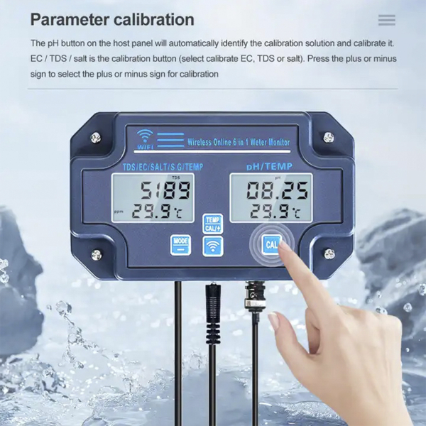 Фото - Контроллер якості води 6 в 1 WiFi