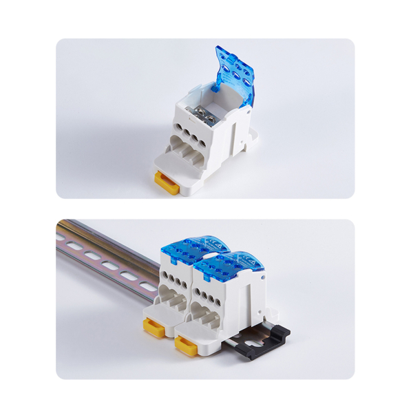 Фото - Блок розподільчий на DIN рейку UKK80A