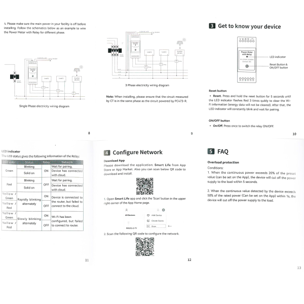 Фото - Лічильник електроенергії SP362-W-TY/120A*2 2ф 120А WiFi Smart