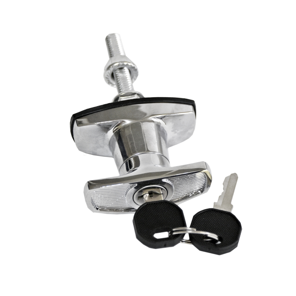 Фото - Замок з ручкою з ключем поворотний Т-подібний код A6114-2116