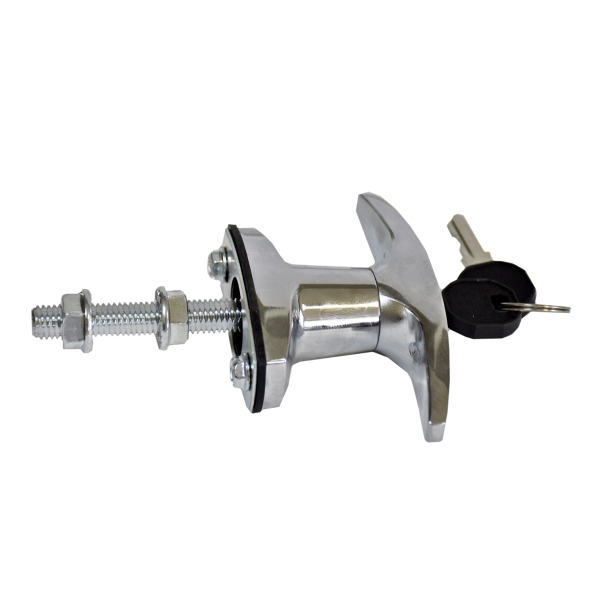 Фото - Замок з ручкою з ключем поворотний Т-подібний код A6114-2116