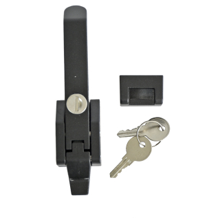 Фото - Замок накладний кузовний з защіпкою і ключем код C9401-1111