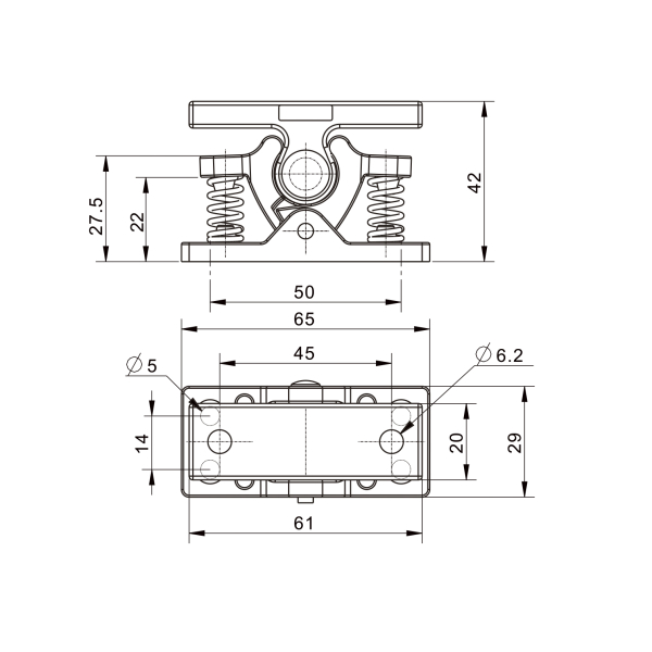 Фото - Защіпка (фіксатор) промисловий код C9301-5115