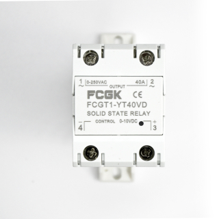 Фото - SSR регулятор потужності 1фаза  FCGT1-YT40VD, 40А, DC-AC (86539)
