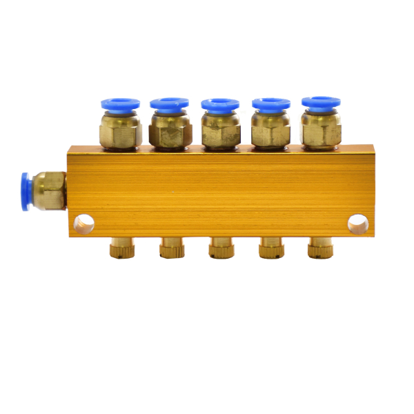 Фото - Розгалужувач регульований на 5 виходів діам. 6мм.