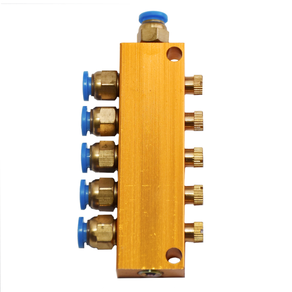 Фото - Розгалужувач регульований на 5 виходів діам. 6мм.