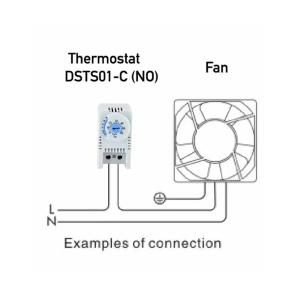 Фото - Термостат охолодження KT (блакитний) NO