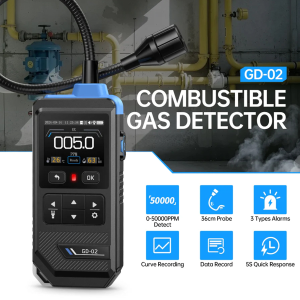 Фото - FNIRSI GD-02 цифровий детектор газів