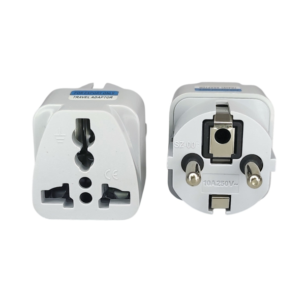 Фото - Перехідник вилки US/UK - EU (на тип E и F) 1000W