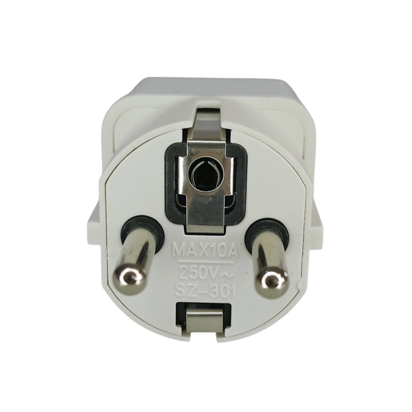 Фото - Перехідник вилки US/UK - EU (на тип E и F) мідні контакти, 2500W