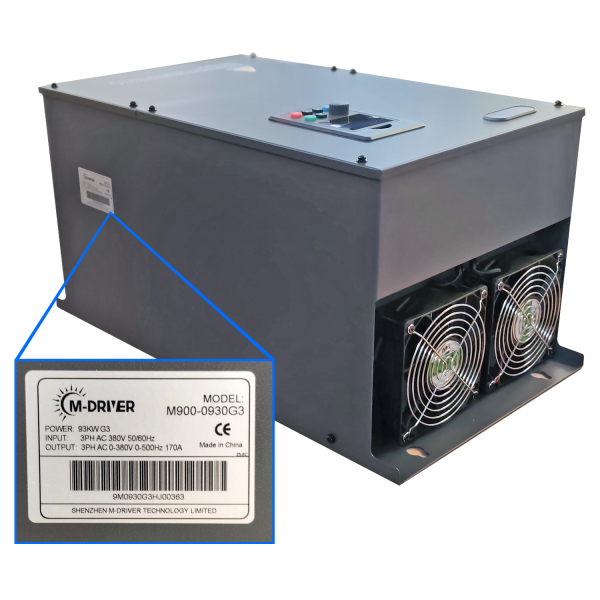 Фото - Частотний перетворювач 380В 3фази векторний 93KW - DRIVER