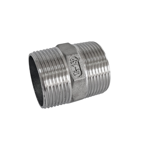 Фото - Ніпель нержавіючий  SS304  зовнішня-зовнішня  різьба DN32 G1-1/4"M – G1-1/4"M