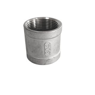 Фото - Муфта, н/ж SS304, внутрішня-внутрішня різьба DN40 G1-1/2"F – G1-1/2"F
