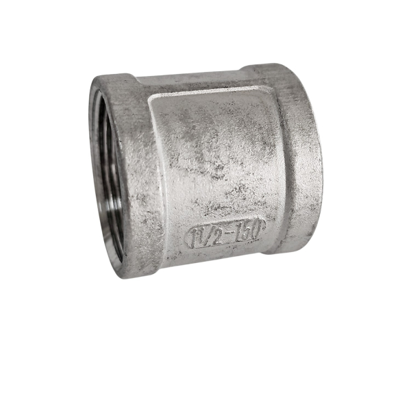 Фото - Муфта, н/ж SS304, внутрішня-внутрішня різьба DN40 G1-1/2"F – G1-1/2"F