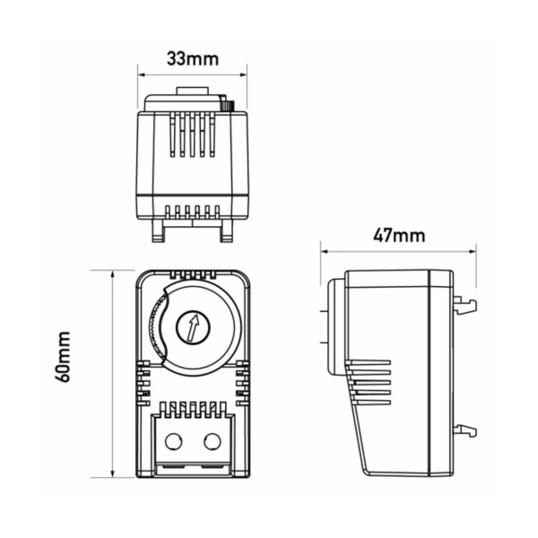 Фото - Термостат нагрівача KT (червоний) NС