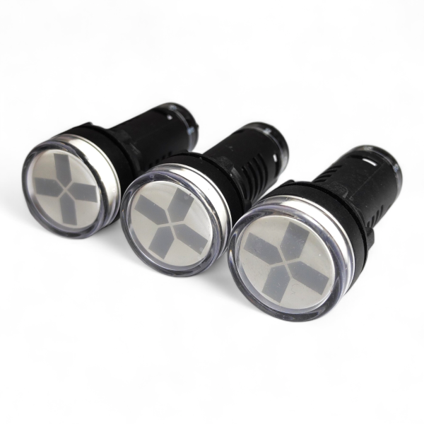 Фото - Лампа індикатор AD16-22WG черв.+зел. 2входи 24VAC/DC