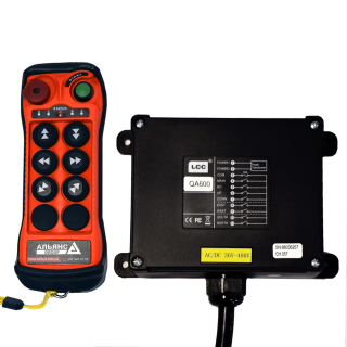 Фото - Комплект радіокерування краном QA600 (6 кнопок одинарних)  AC/DC36-480V