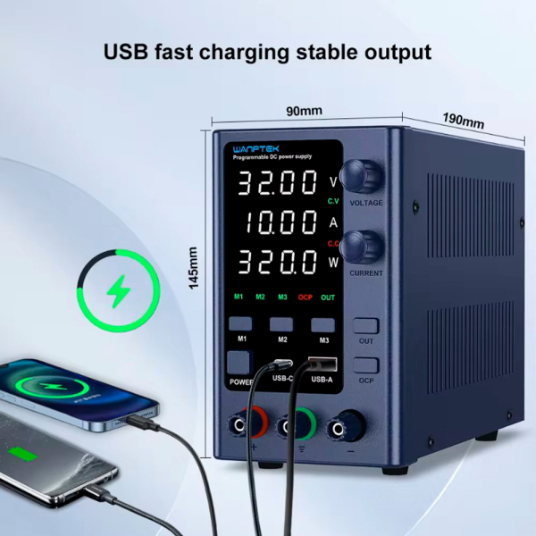 Фото - Блок живлення лабораторний EPS3210H 320Ватт (0-32Вольт х 0-10Ампер)