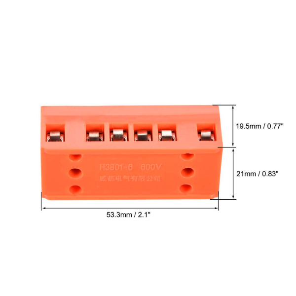 Фото - Клемна колодка H3801-6