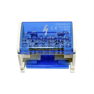 Фото - Блок розподільчий на DIN рейку HY207