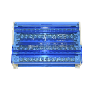 Фото - Блок розподільчий на DIN рейку HY415