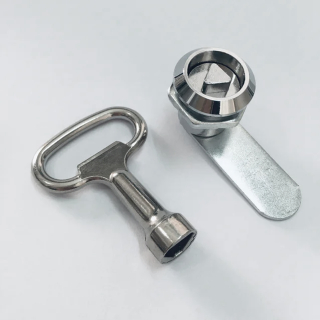 Фото - Замок для шафи трикутник з ключем код MS-705