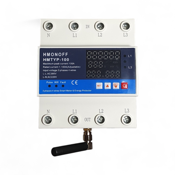 Фото - Лічильник електроенергії 3ф 100А WiFi Smart з розмикачем