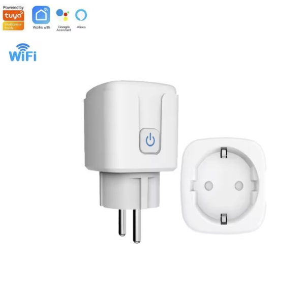 Фото - Розумна розетка лічильник вимикач 16А Tuya