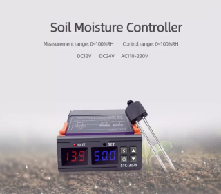 Фото - Терморегулятор STC-3029 з датчиком вимірювання вологості. 220VAC